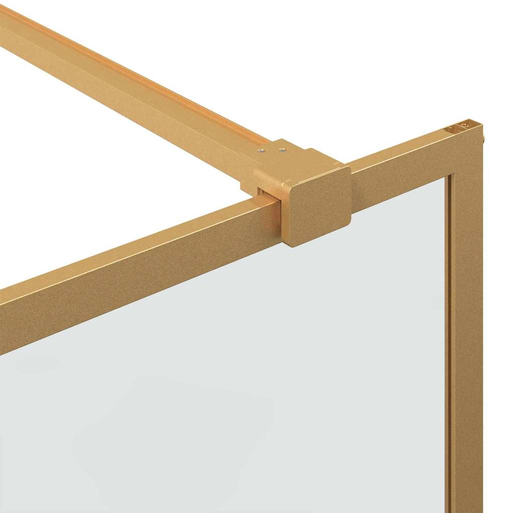 vidaXL Ściana prysznicowa typu walk-in złoty 80 x 195 cm