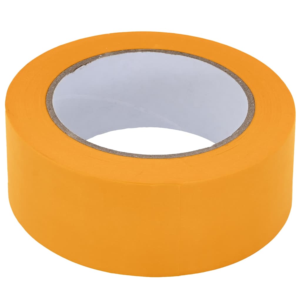 vidaXL Taśmy Maska Malarska 12 pcs Żółty 50mm x 50m Papier