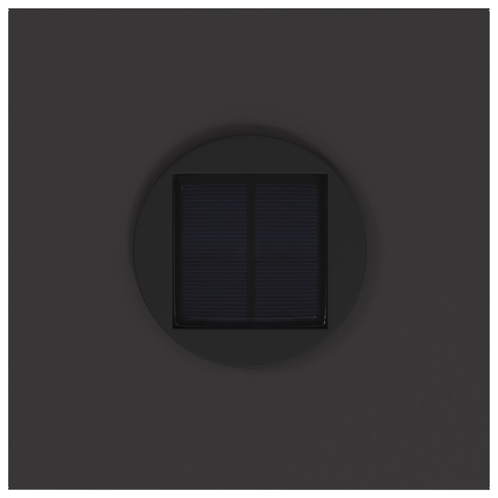 vidaXL Solarna Lampa LED na Ścieżkę 2 pcs Czarny