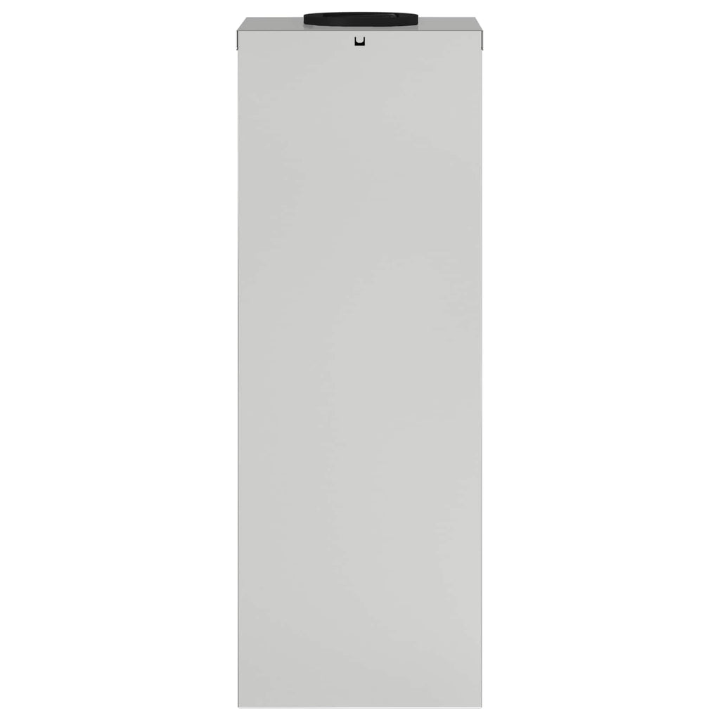 vidaXL Solarna Lampa LED na Ścieżkę 2 pcs Srebrny Galwanizowany