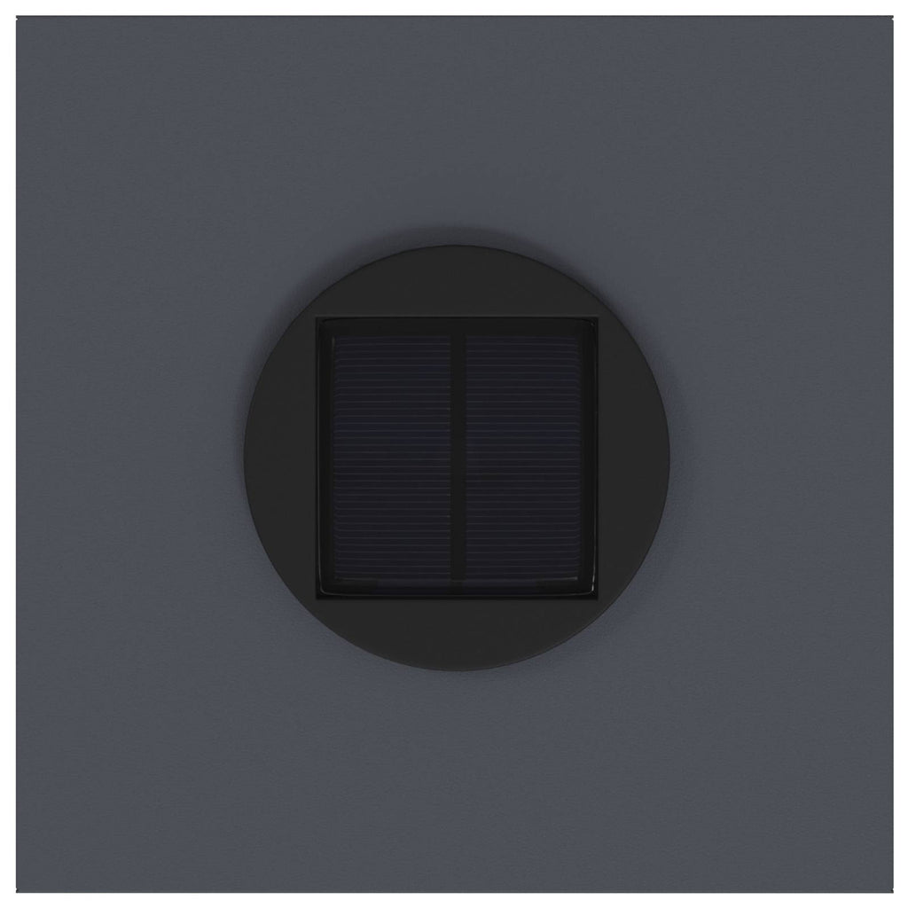 vidaXL Solarna Lampa LED na Ścieżkę 2 pcs Antracyt