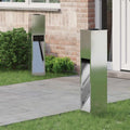 vidaXL Solarna Lampa LED na Ścieżkę 2 pcs Srebrny Galwanizowany