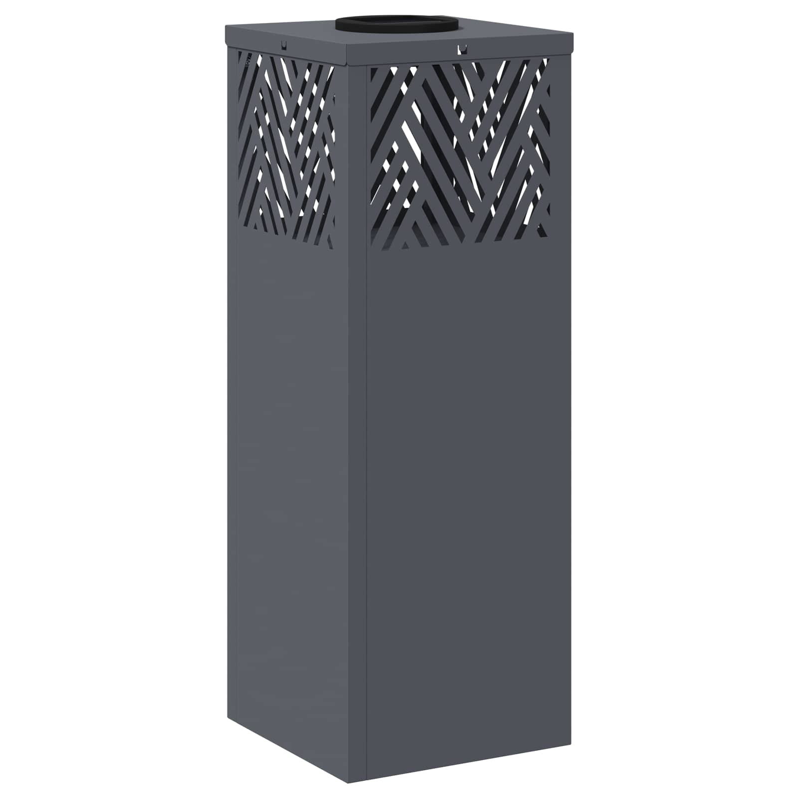 vidaXL Słoneczna LED lampa na ścieżkę 2 pcs Antracyt