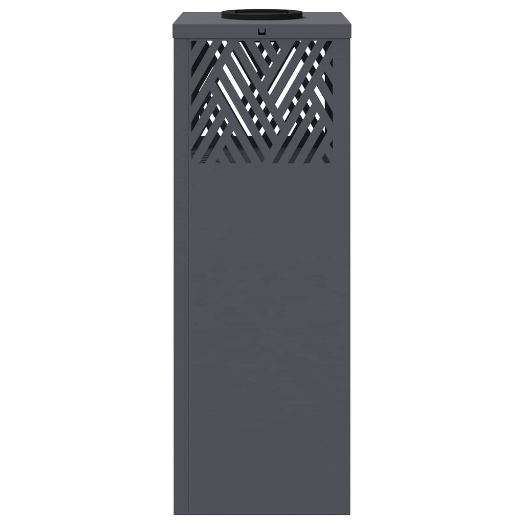 vidaXL Słoneczna LED lampa na ścieżkę 2 pcs Antracyt