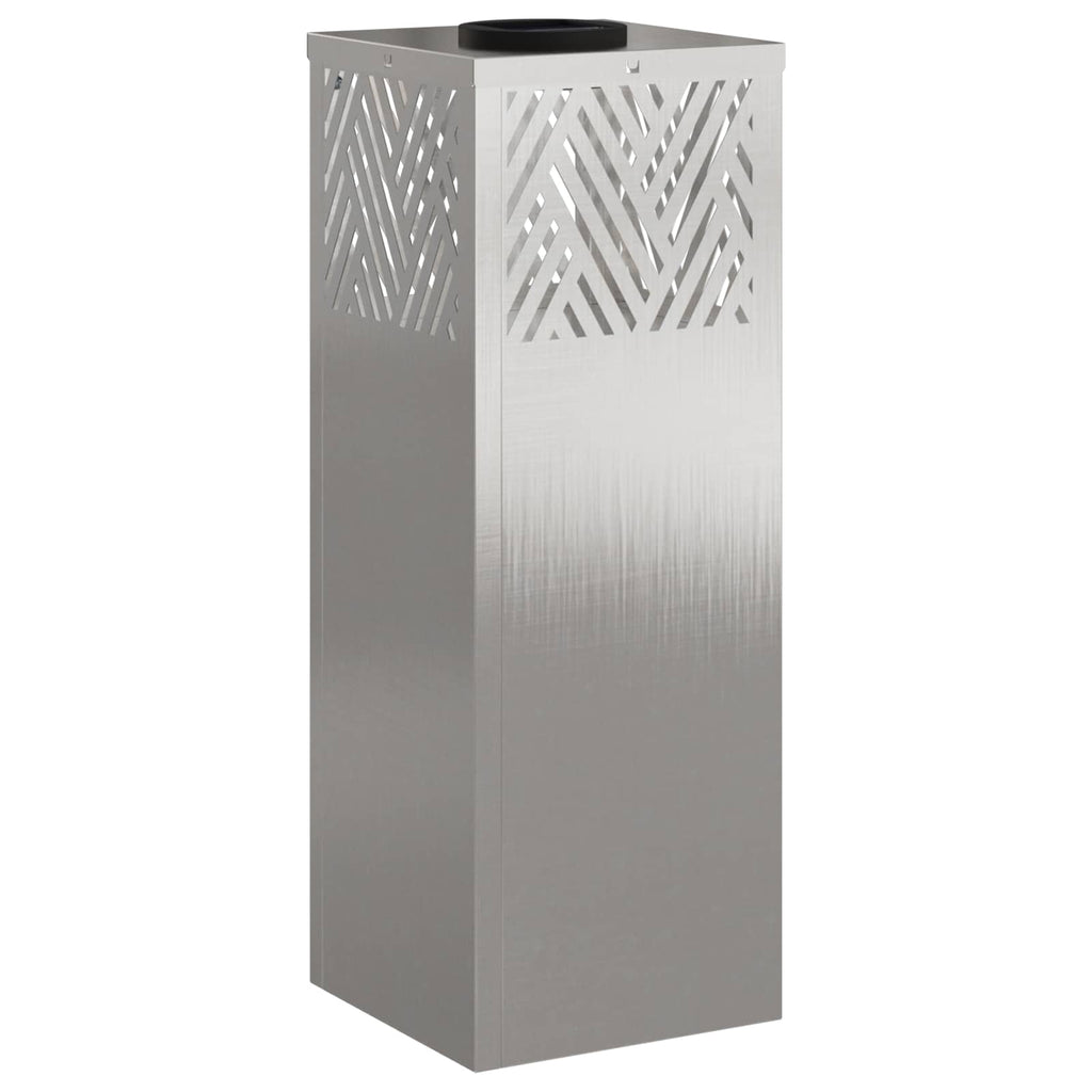 vidaXL Słoneczna LED lampa na ścieżkę 2 pcs Srebrny Stal nierdzewna