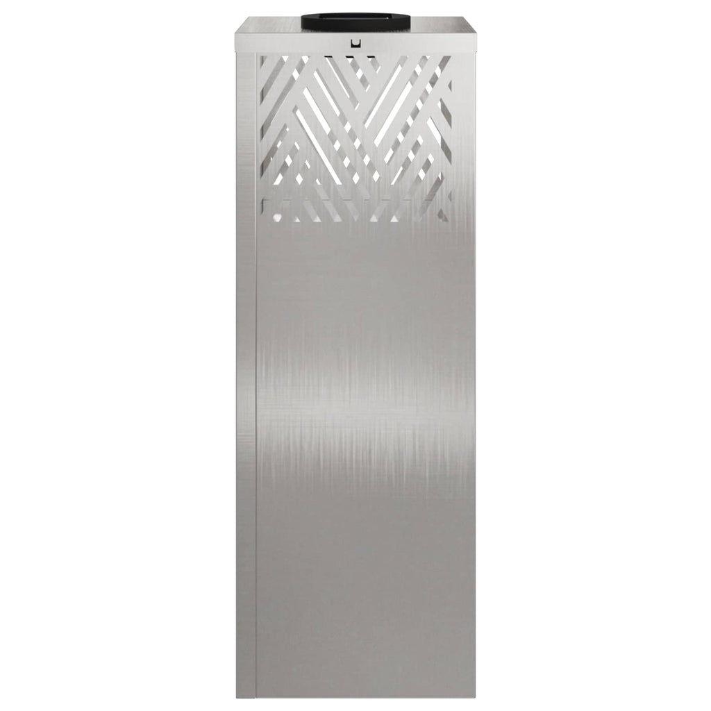 vidaXL Słoneczna LED lampa na ścieżkę 2 pcs Srebrny Stal nierdzewna