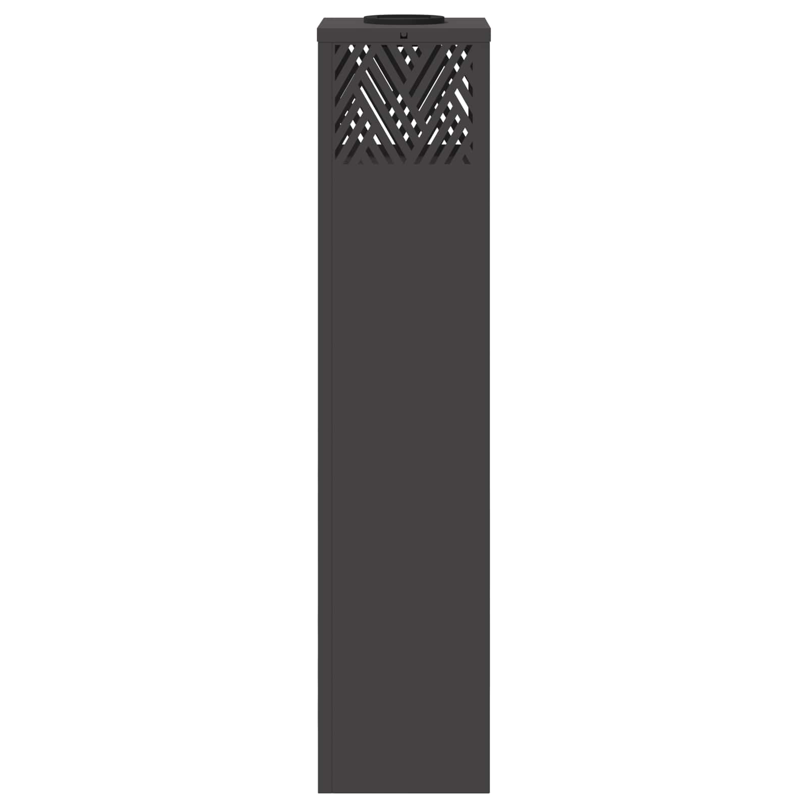 vidaXL Słoneczna LED lampa na ścieżkę 2 pcs Czarny