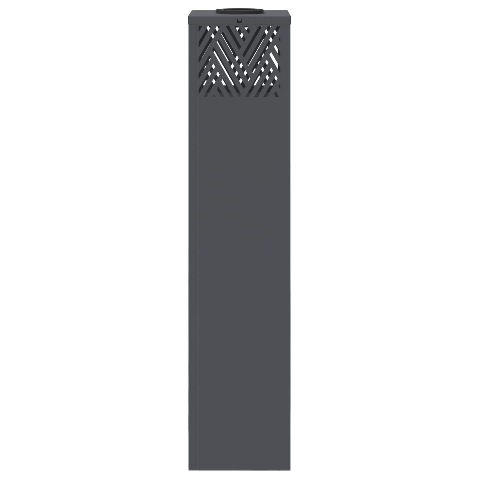 vidaXL Słoneczna LED lampa na ścieżkę 2 pcs Antracyt