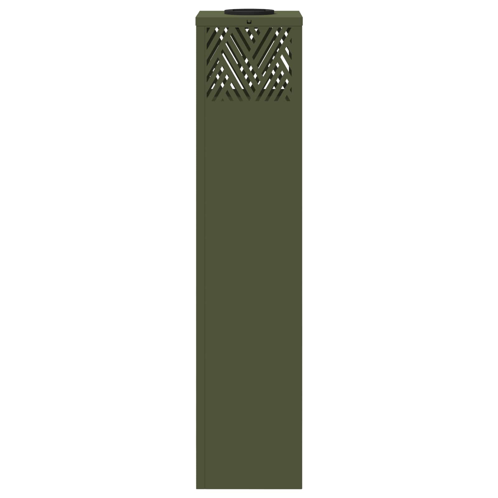vidaXL Słoneczna LED lampa na ścieżkę 2 pcs Zielony oliwkowy