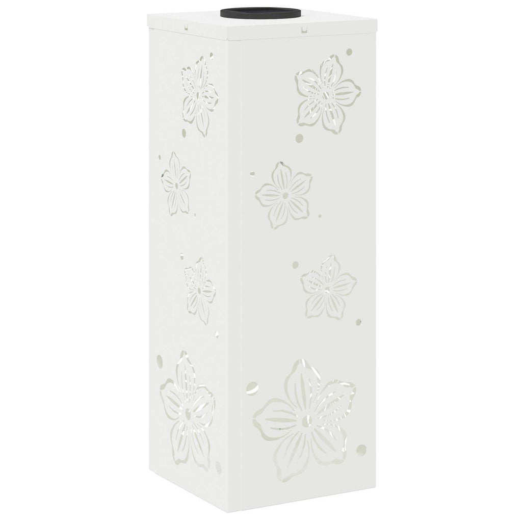 vidaXL Słoneczna LED lampa na ścieżkę 2 pcs Biały