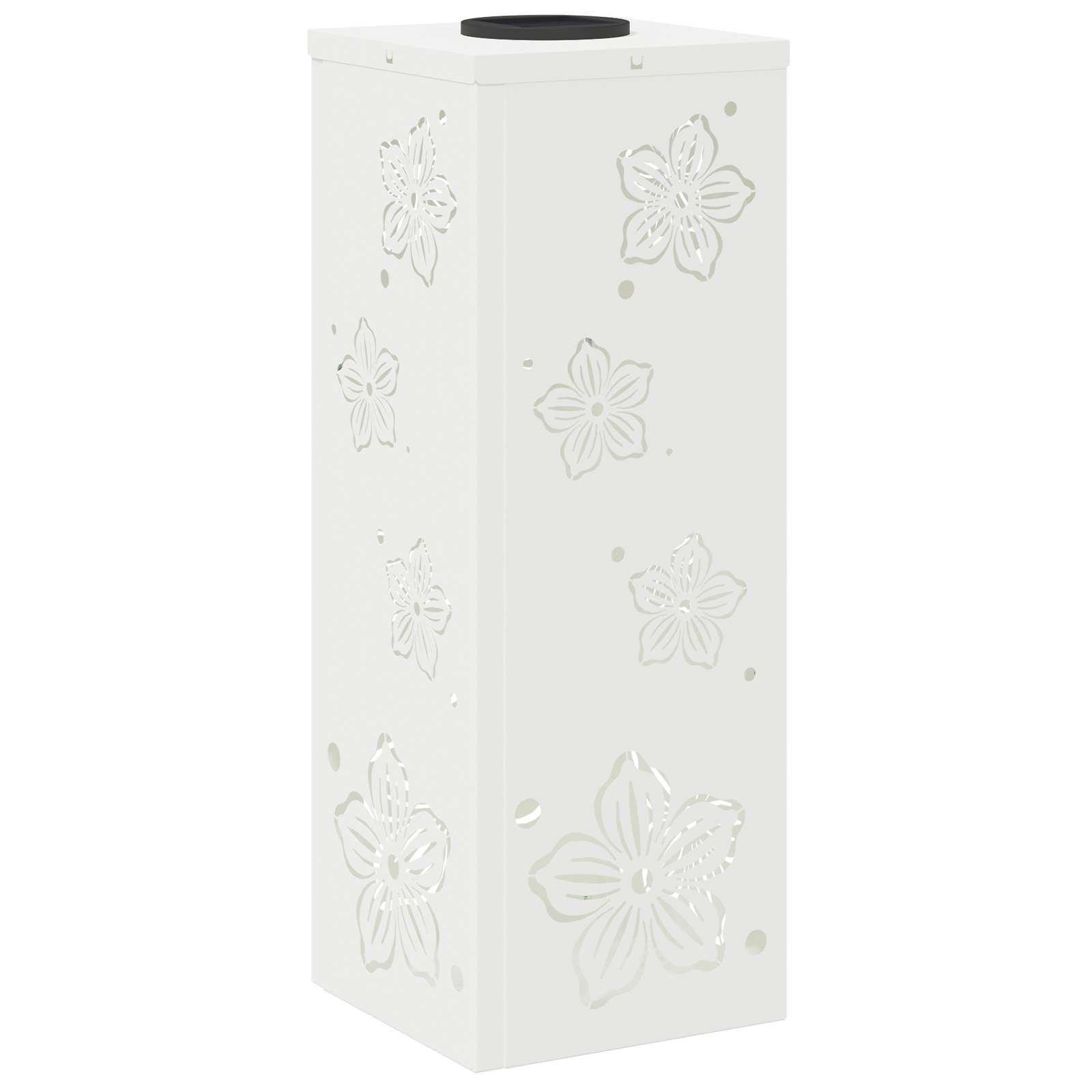 vidaXL Słoneczna LED lampa na ścieżkę 2 pcs Biały