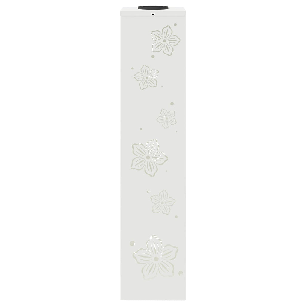 vidaXL Słoneczna LED lampa na ścieżkę 2 pcs Biały