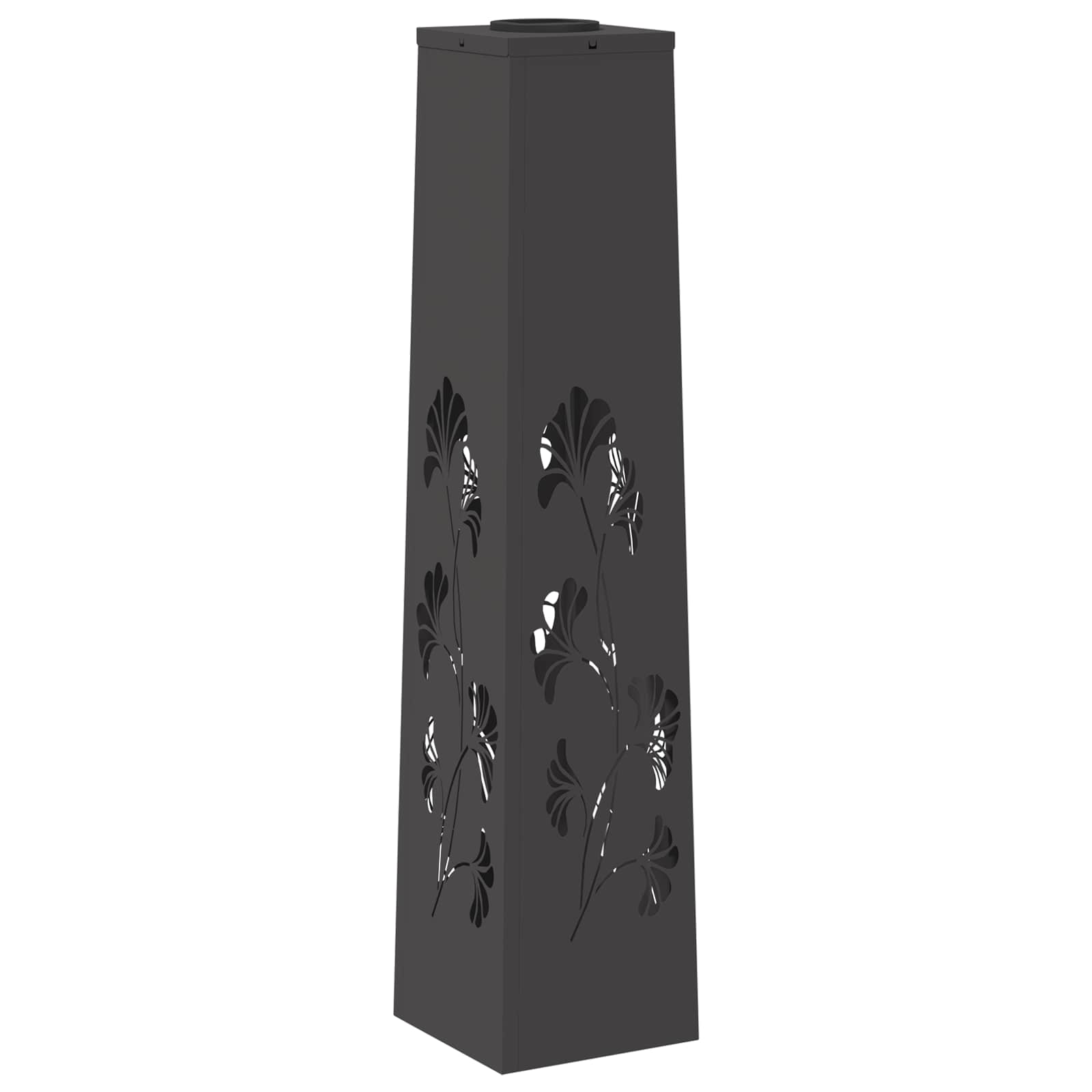 vidaXL Słoneczna LED lampa na ścieżkę 2 pcs Czarny
