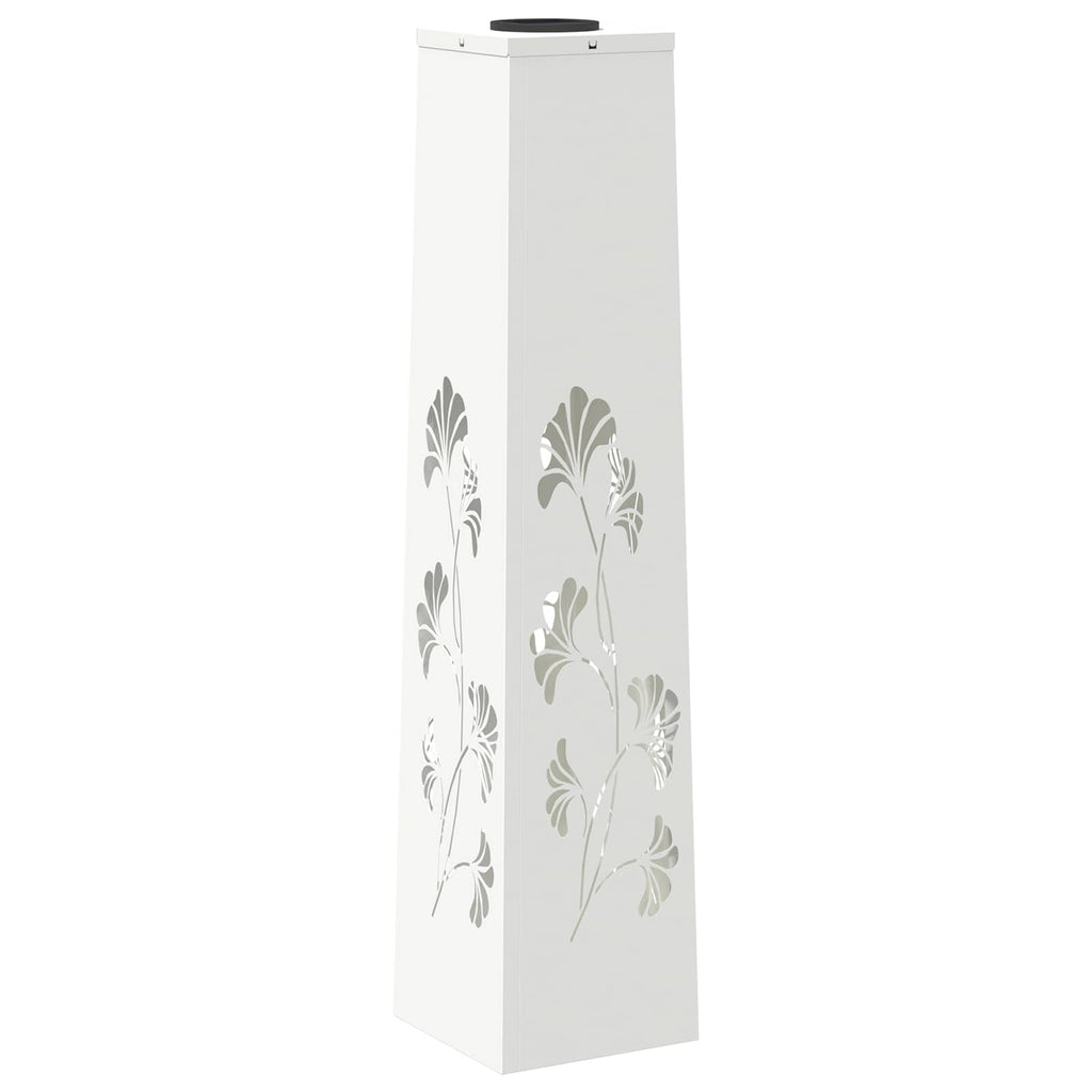 vidaXL Słoneczna LED lampa na ścieżkę 2 pcs Biały