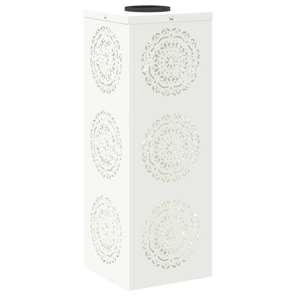 vidaXL Słoneczna LED lampa na ścieżkę 2 pcs Biały