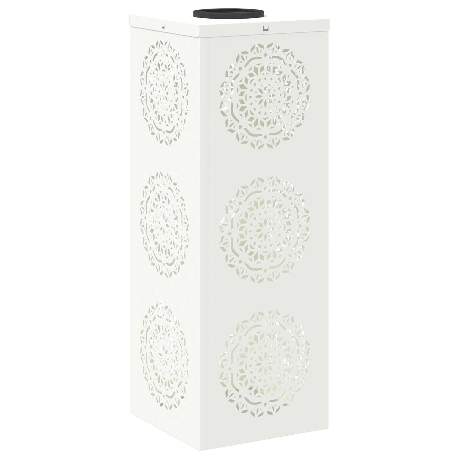 vidaXL Słoneczna LED lampa na ścieżkę 2 pcs Biały