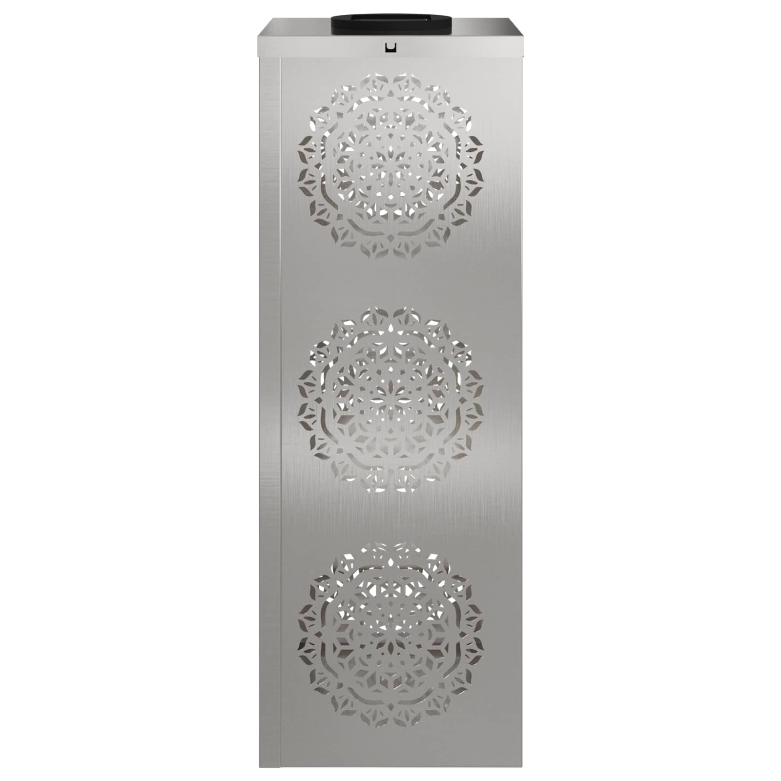 vidaXL Słoneczna LED lampa na ścieżkę 2 pcs Srebrny Stal nierdzewna