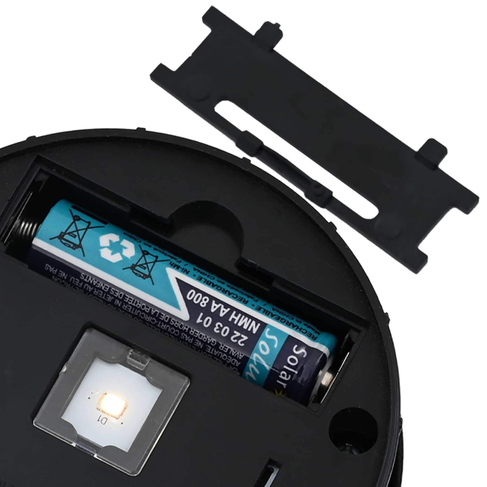 vidaXL Słoneczna LED lampa na ścieżkę 2 pcs Rdzawy