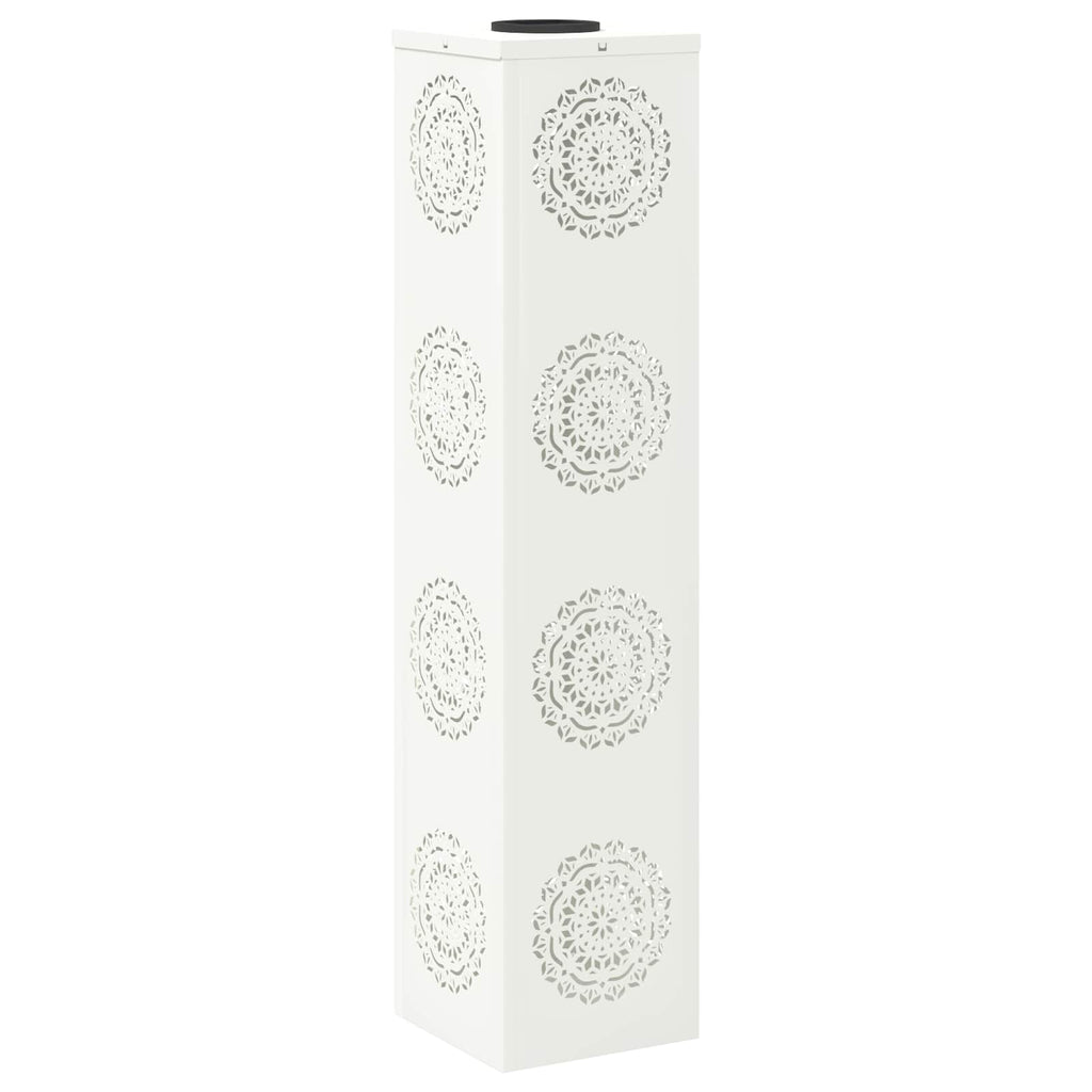 vidaXL Słoneczna LED lampa na ścieżkę 2 pcs Biały