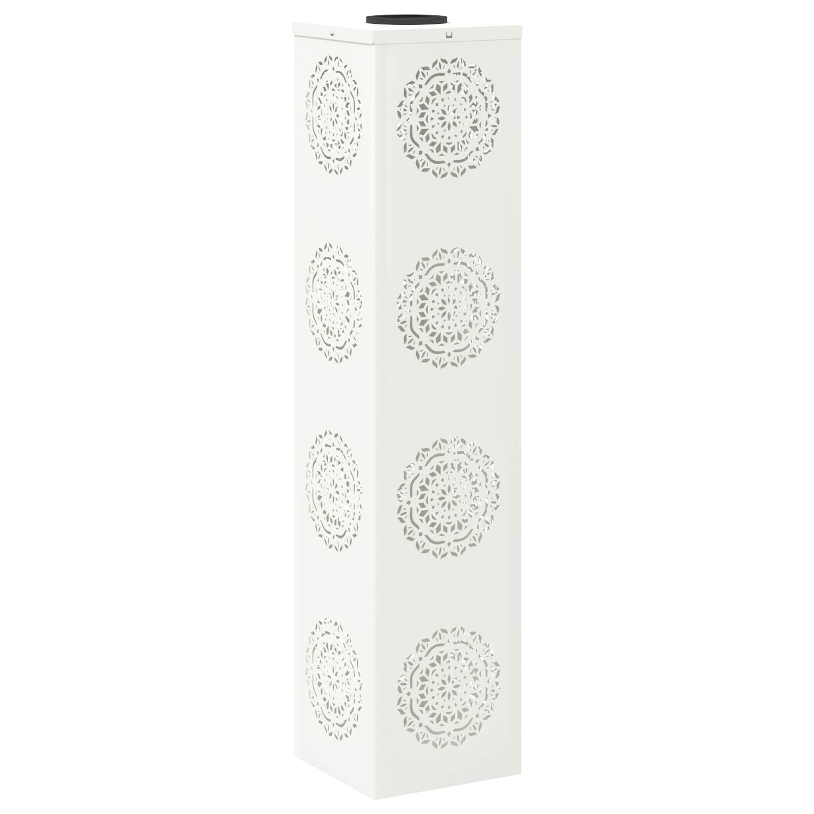 vidaXL Słoneczna LED lampa na ścieżkę 2 pcs Biały