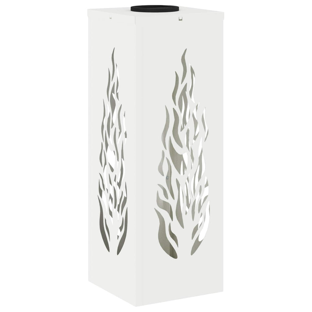 vidaXL Słoneczna LED lampa na ścieżkę 2 pcs Biały