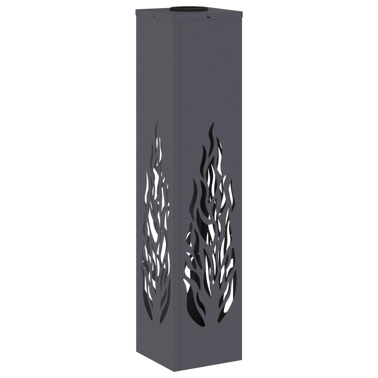 vidaXL Słoneczna LED lampa na ścieżkę 2 pcs Antracyt