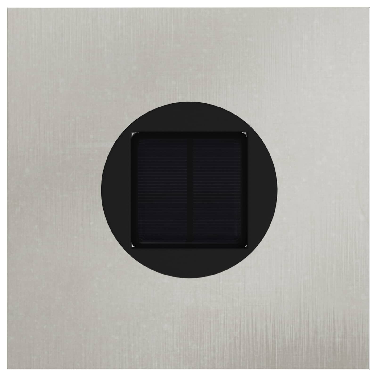 vidaXL Słoneczna LED lampa na ścieżkę 2 pcs Srebrny Stal nierdzewna
