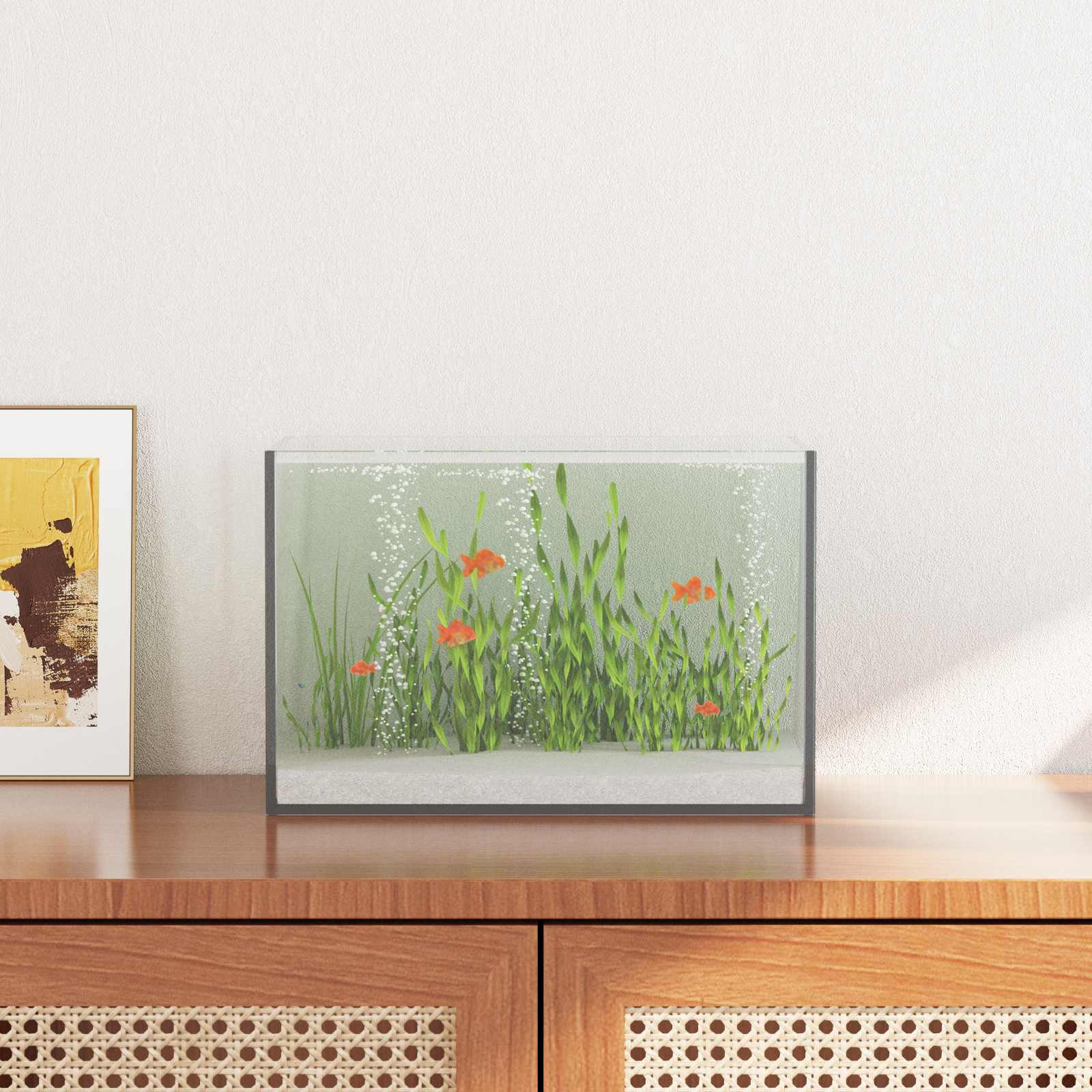 vidaXL Akwarium z przechowywaniem przezroczysty 30 x 20 x 20 cm Szkło