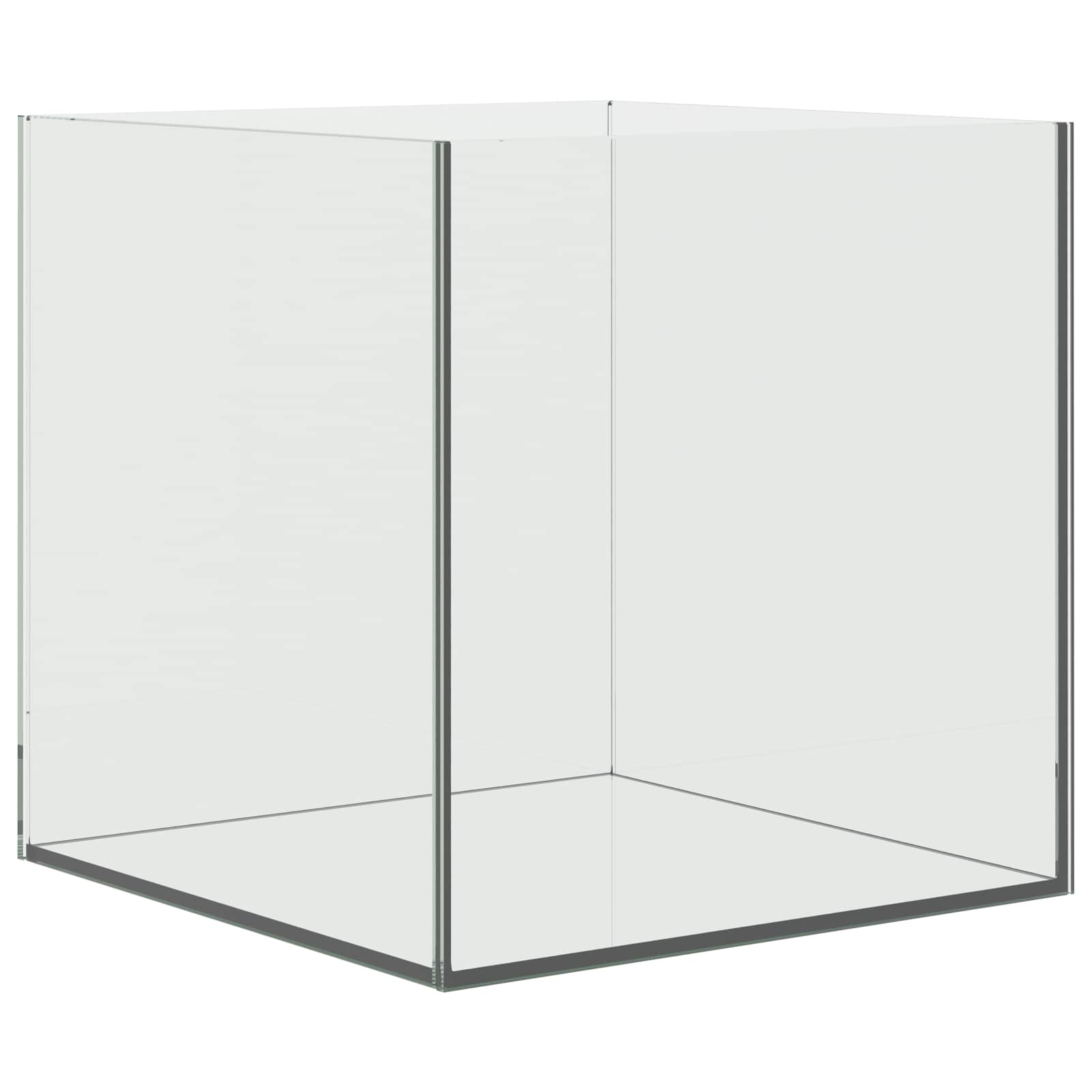 vidaXL Akwarium z przechowywaniem przezroczysty 30 x 30 x 30 cm Szkło