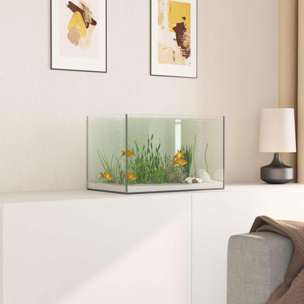 vidaXL Akwarium z przechowywaniem przezroczysty 40 x 25 x 25 cm Szkło