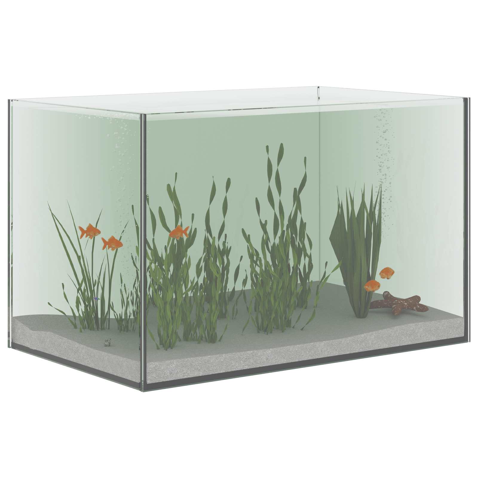 vidaXL Akwarium z przechowywaniem przezroczysty 40 x 25 x 25 cm Szkło