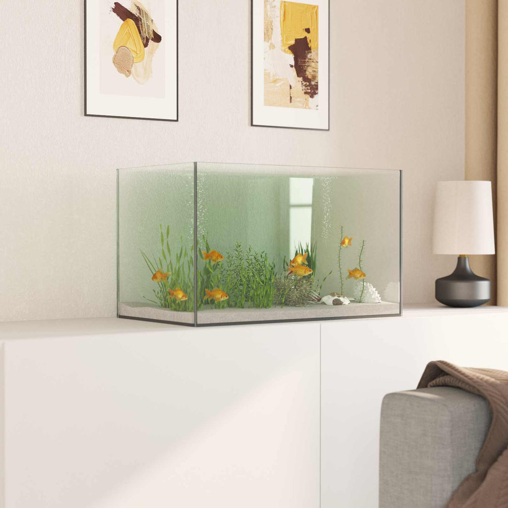 vidaXL Akwarium z przechowywaniem przezroczysty 50 x 30 x 30 cm Szkło