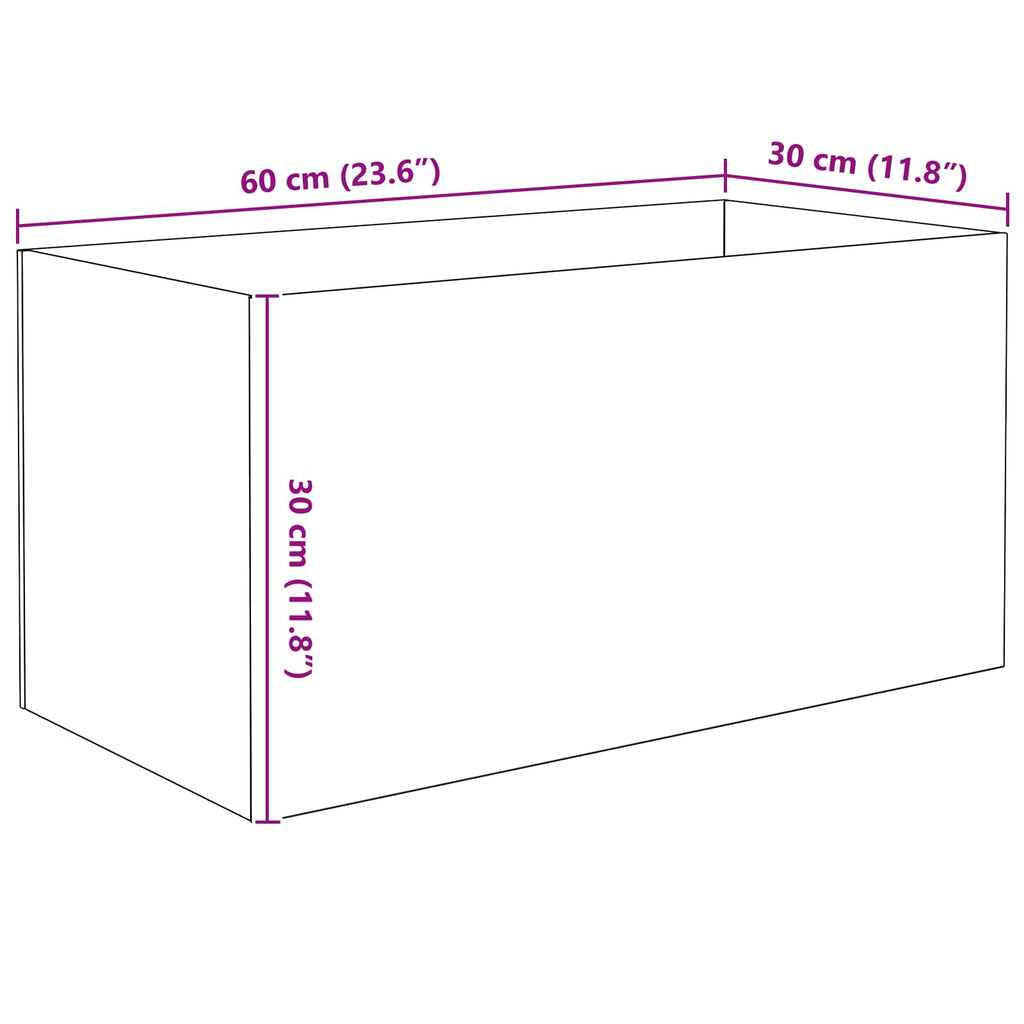 vidaXL Akwarium z przechowywaniem przezroczysty 60 x 30 x 30 cm Szkło