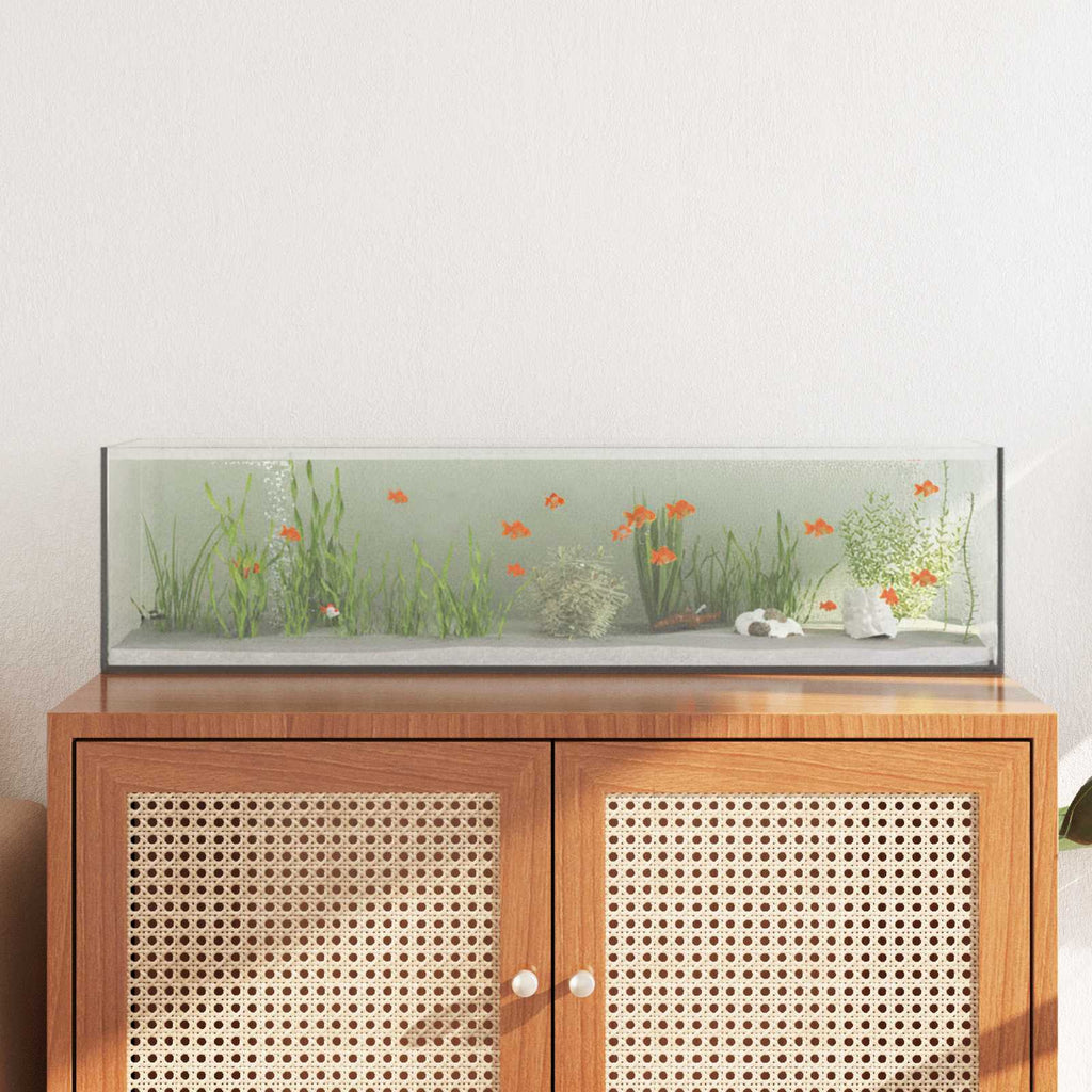 vidaXL Akwarium z przechowywaniem przezroczysty 80 x 20 x 20 cm Szkło