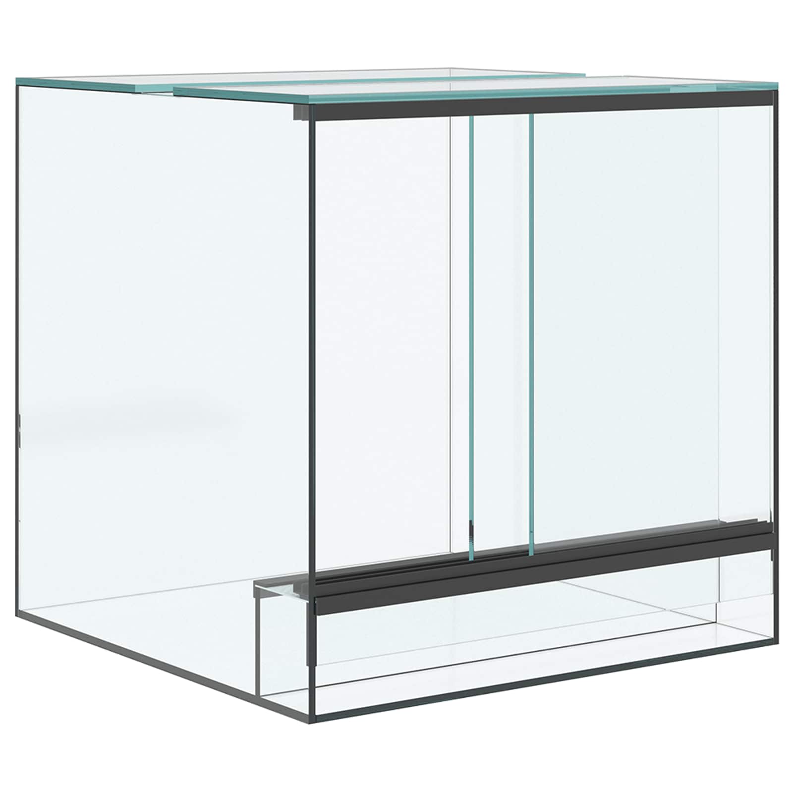 vidaXL Terrarium z przechowywaniem przezroczysty 30 x 30 x 30 cm Szkło