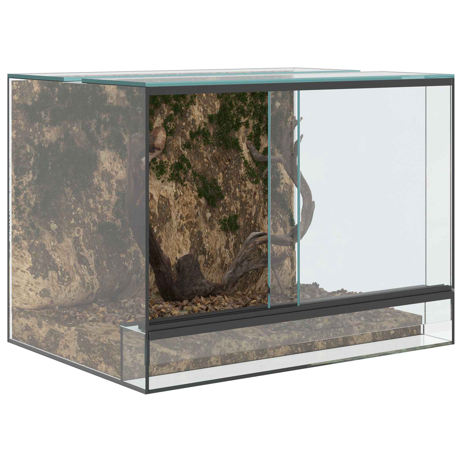 vidaXL Terrarium z przechowywaniem przezroczysty 40 x 30 x 30 cm Szkło