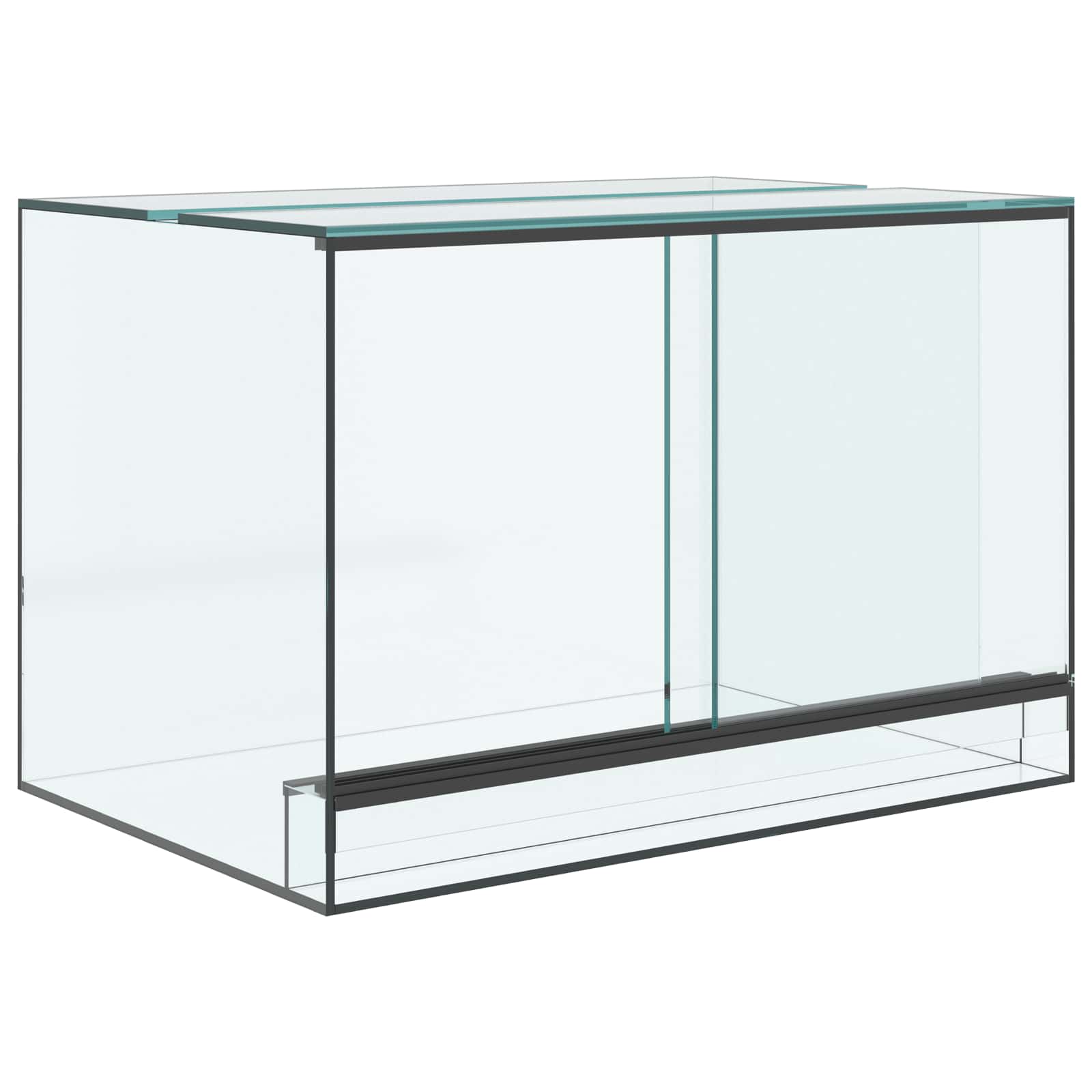 vidaXL Terrarium z przechowywaniem przezroczysty 60 x 40 x 40 cm Szkło