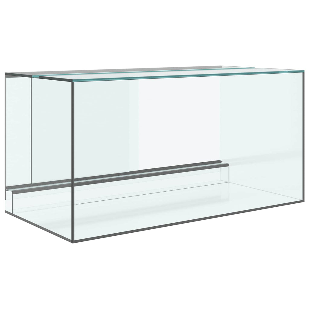 vidaXL Terrarium z przechowywaniem przezroczysty 80 x 40 x 40 cm Szkło