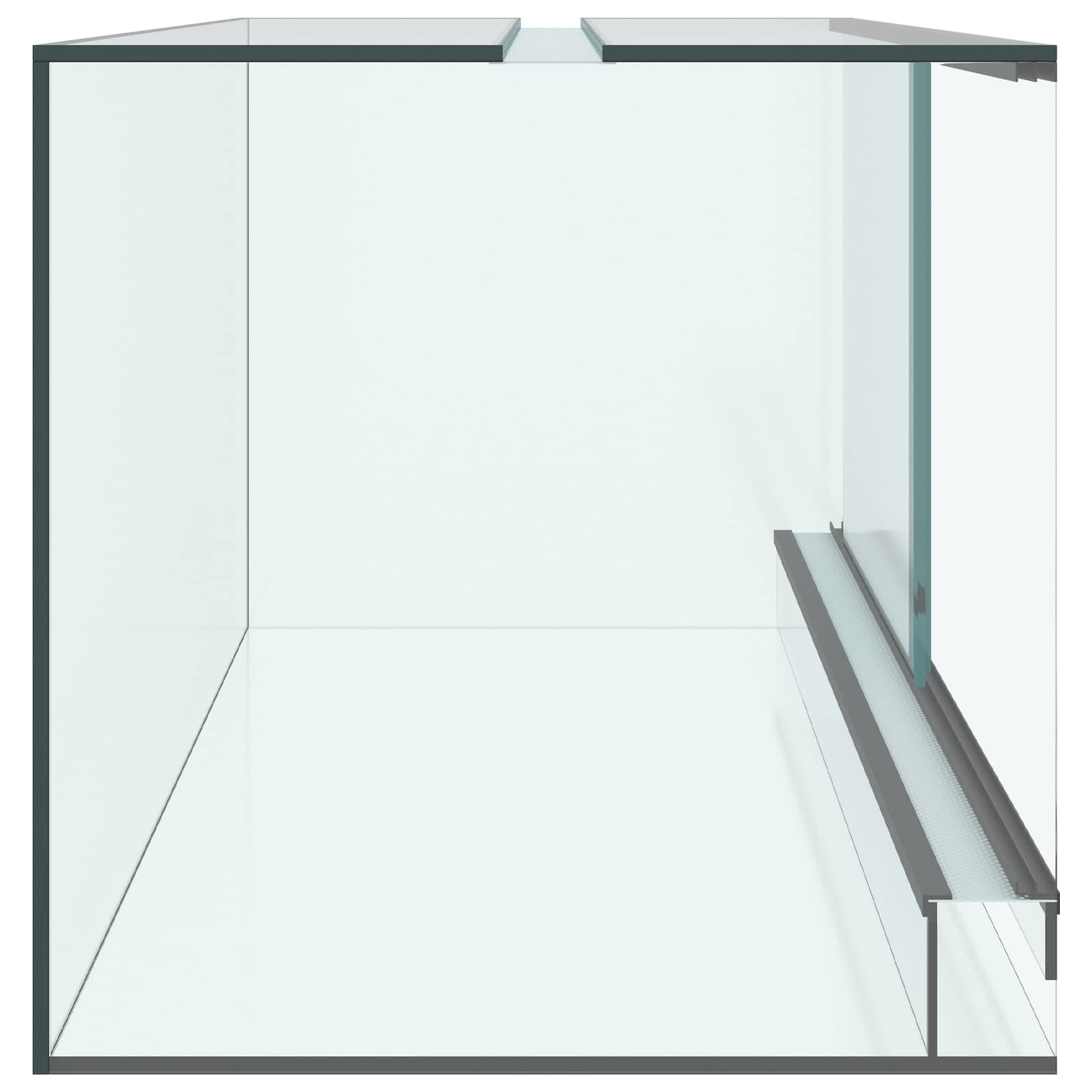 vidaXL Terrarium z przechowywaniem przezroczysty 80 x 40 x 40 cm Szkło