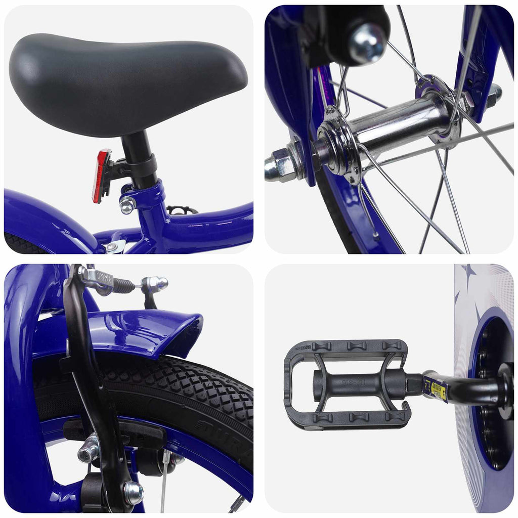 vidaXL Rower Dziecięcy 14 Cali dla dzieci w wieku 3-5 lat