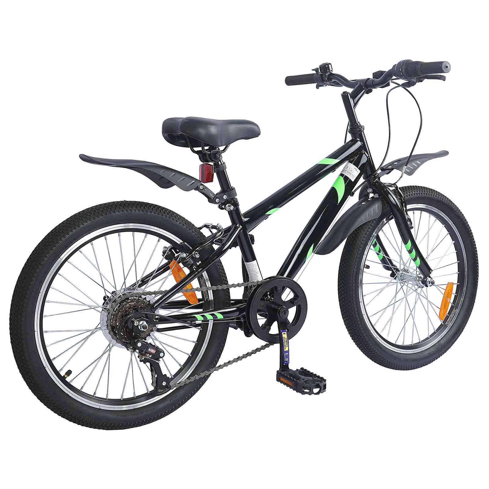 vidaXL Rower Dziecięcy 20 Cali 6-Speed dla dzieci w wieku 6-11 lat