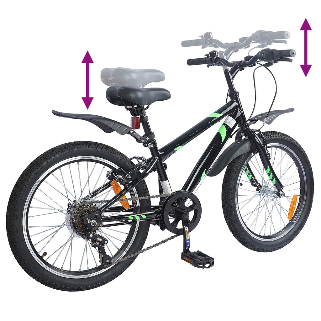vidaXL Rower Dziecięcy 20 Cali 6-Speed dla dzieci w wieku 6-11 lat