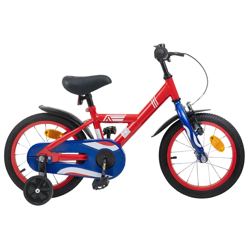 vidaXL Rower Dziecięcy 16 Cali dla dzieci w wieku 4-6 lat czerwony