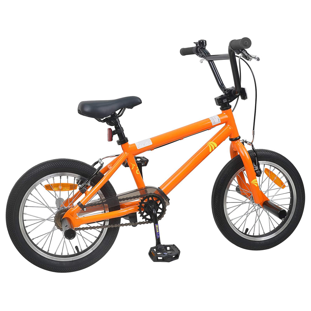 vidaXL BMX 20 Cali dla osób powyżej 9 roku życia pomarańczowy