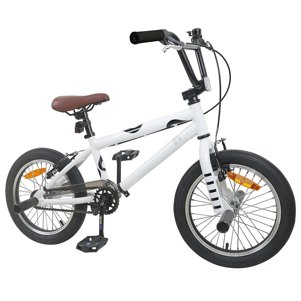 vidaXL BMX 16 Cali dla dzieci w wieku 5-8 lat Biały