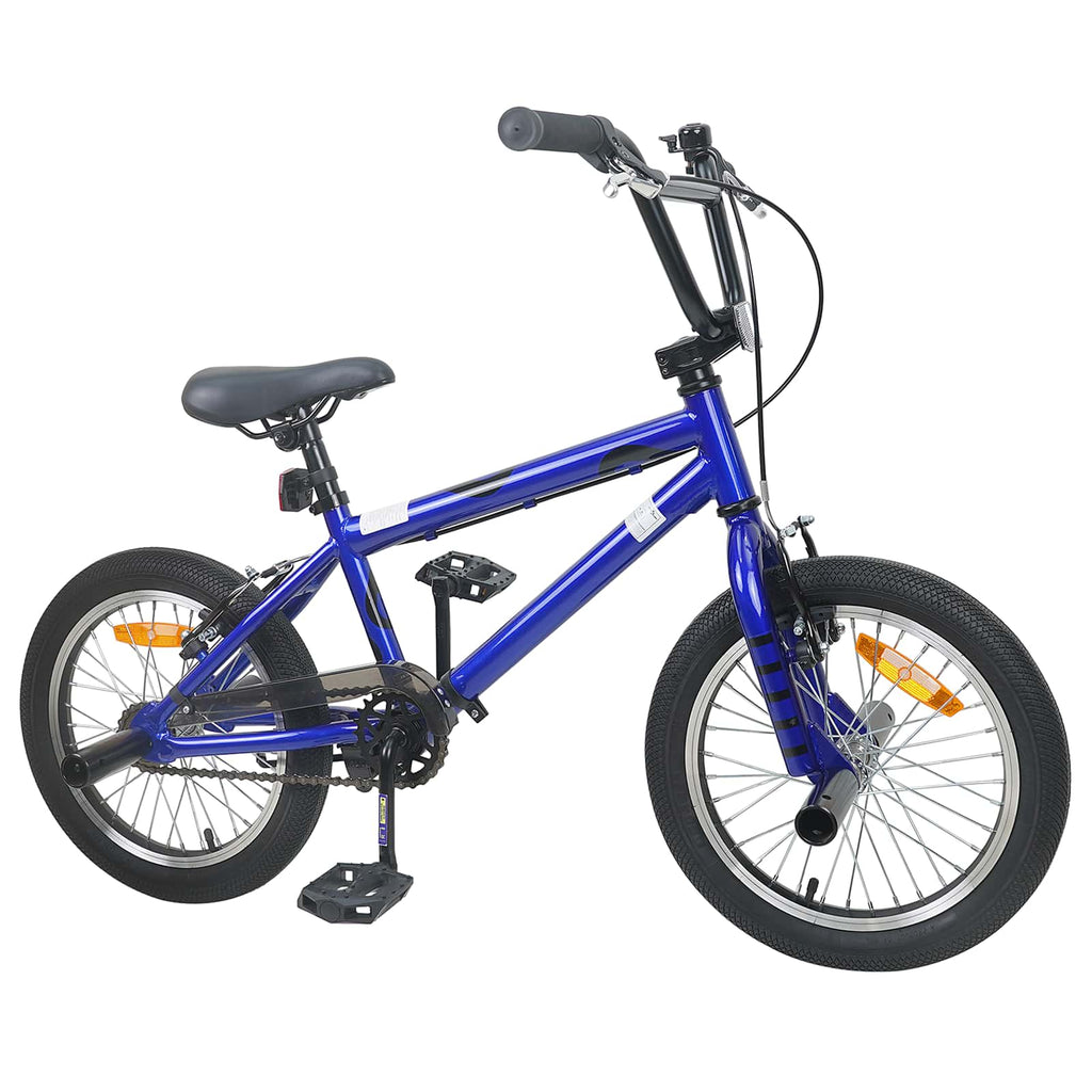 vidaXL BMX 16 Cali dla dzieci w wieku 5-8 lat Ciemnoniebieski
