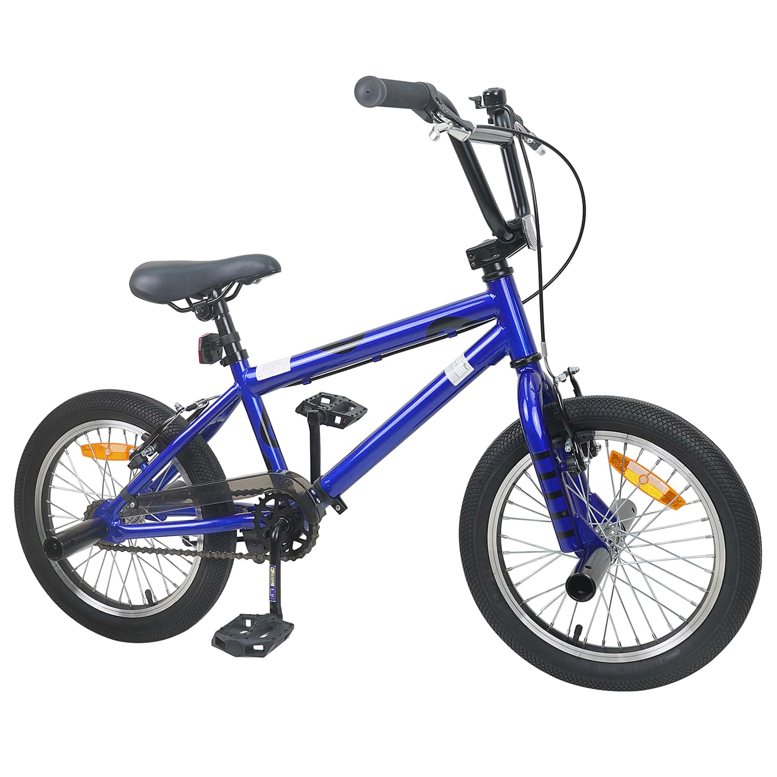 vidaXL BMX 16 Cali dla dzieci w wieku 5-8 lat Ciemnoniebieski