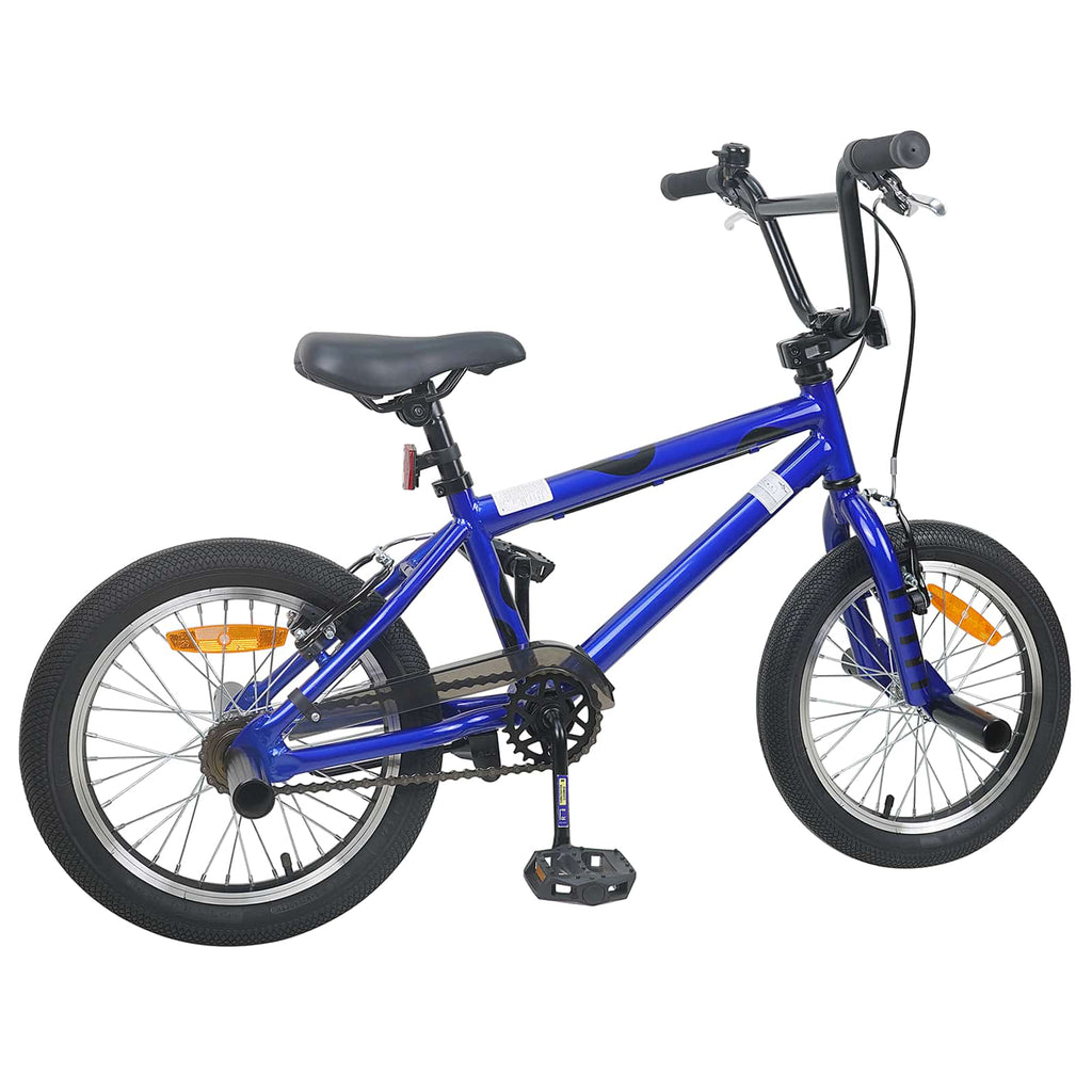 vidaXL BMX 16 Cali dla dzieci w wieku 5-8 lat Ciemnoniebieski