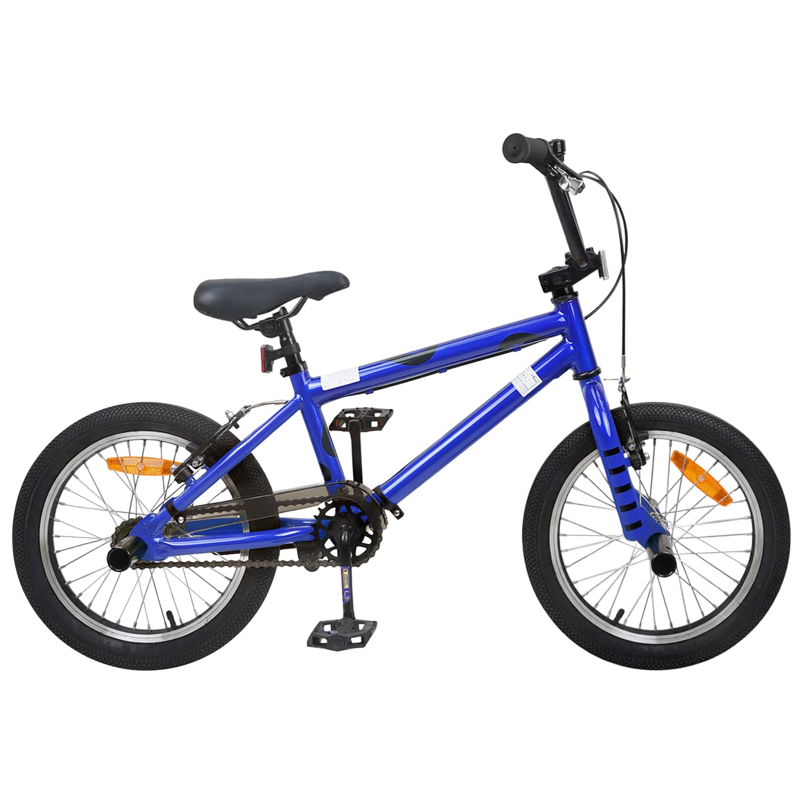 vidaXL BMX 16 Cali dla dzieci w wieku 5-8 lat Ciemnoniebieski