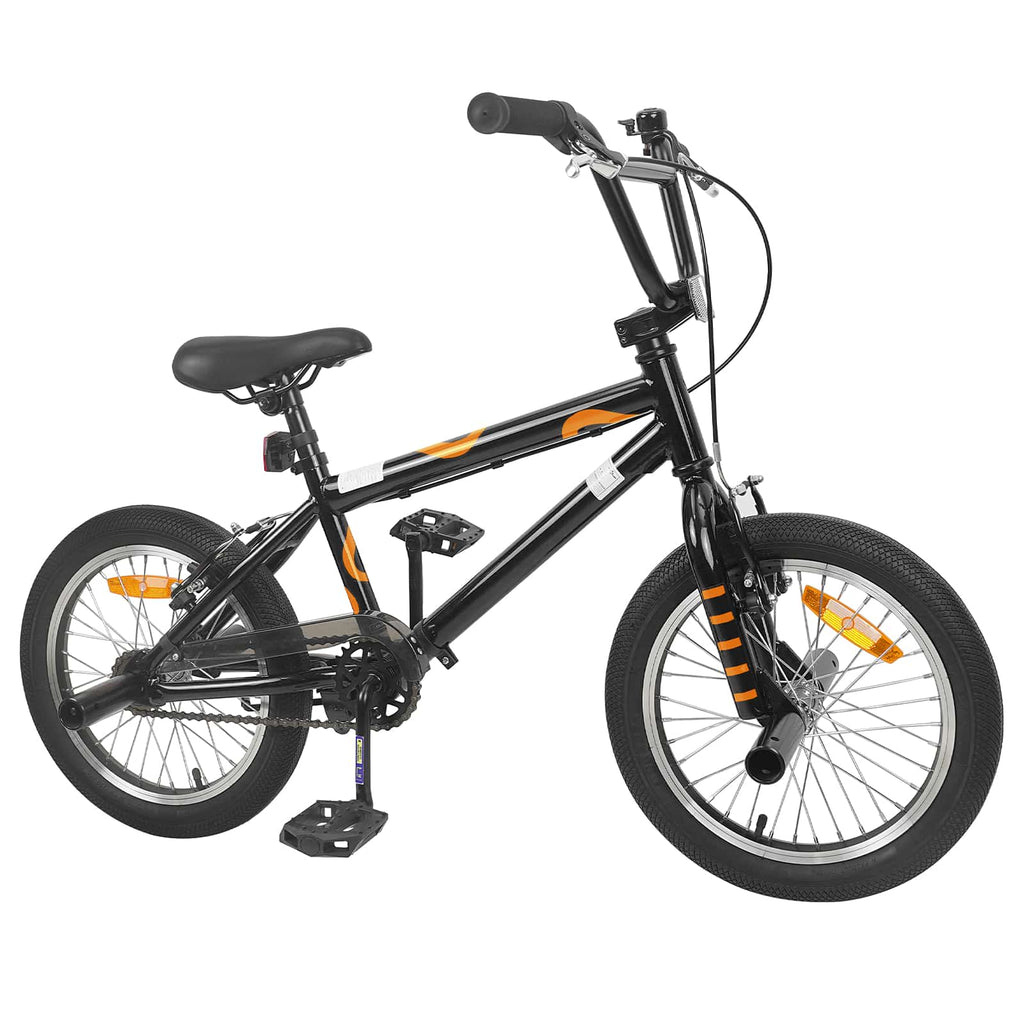 vidaXL BMX 16 Cali dla dzieci w wieku 5-8 lat Czarny